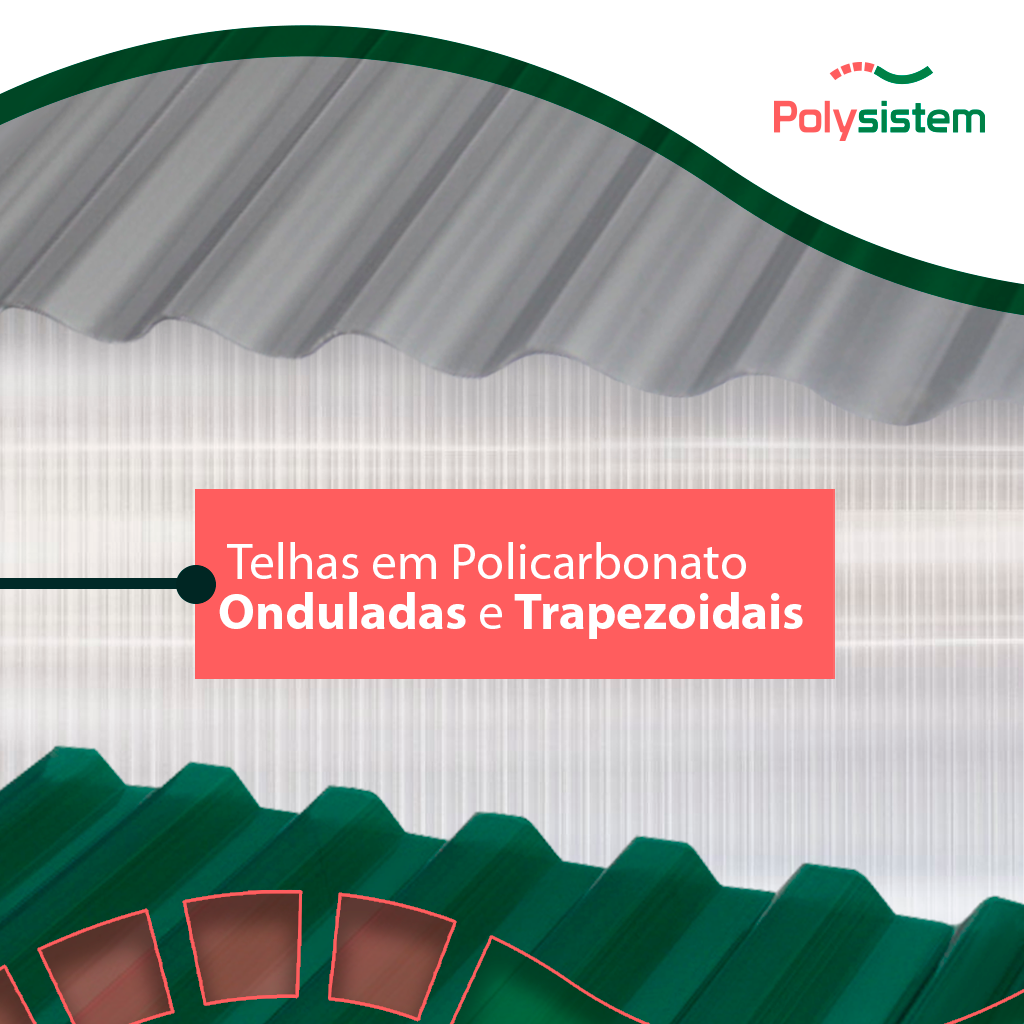 Leia mais sobre o artigo Telhas em Policarbonato Onduladas e Trapezoidais