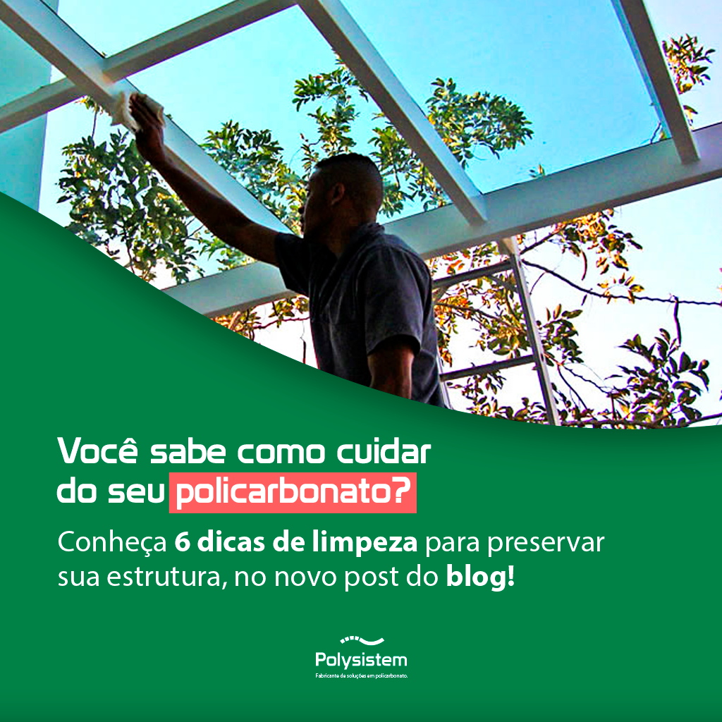 Leia mais sobre o artigo Dicas de limpeza para preservar a durabilidade do policarbonato