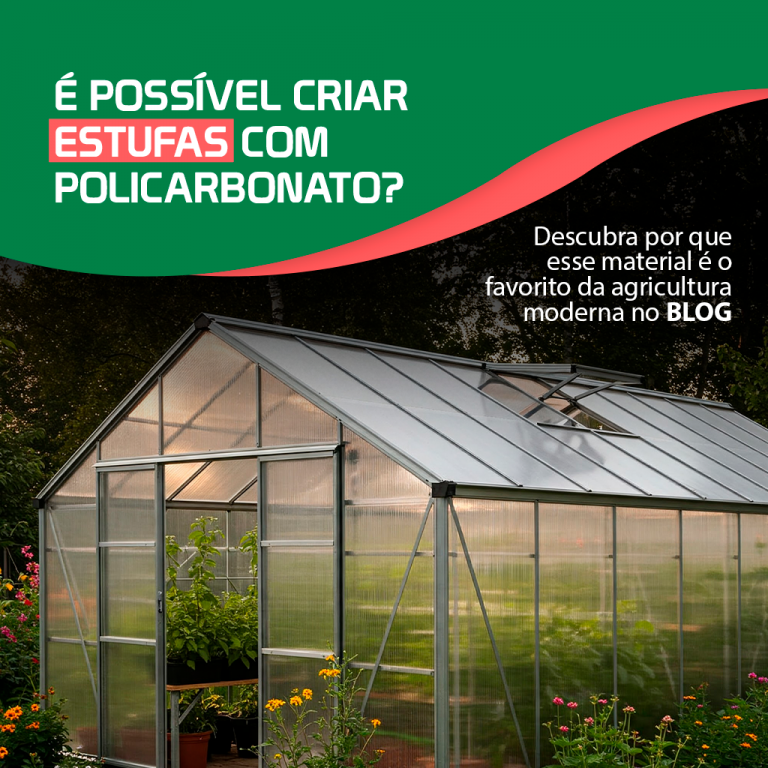 Leia mais sobre o artigo É possível criar estufas com policarbonato? Descubra por que esse material é o favorito da agricultura moderna